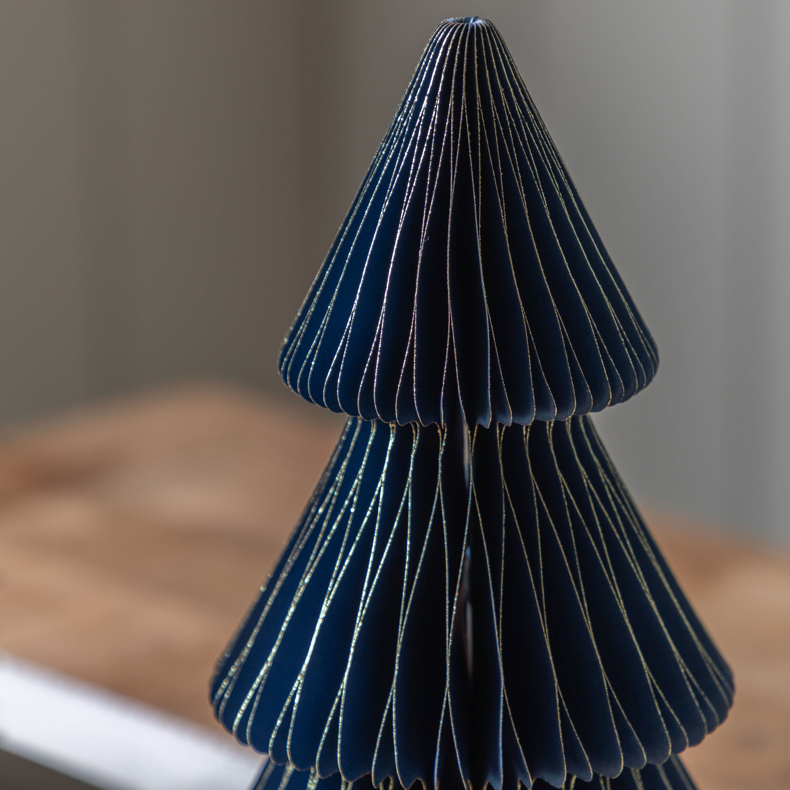 Merry Midnight Paper Tree Décor Navy